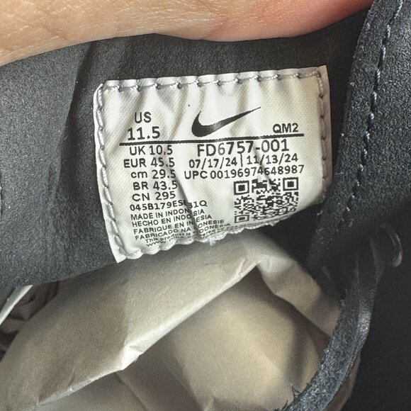 Nike SB Zoom Janoski OG Men's size 11.5 Black Suede Skate Shoes FD6757-001 - Picture 8 of 8